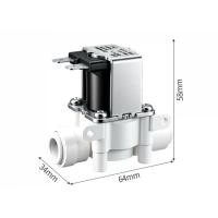 ราคา โซลินอยด์วาล์ว 12V 3หุน 3 8 9 5mm RO อะไหล่เครื่องกรองน้ำ Solenoid Valve 12v (49307409548)