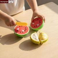 ราคา JOE เด็ก Montessori ของเล่นครัว 1 ชุดพลาสติกผักผลไม้ตัดเล่นอาหารแกล้ง Setup สําหรับ Early บทบาทเล่นการเรียนรู้ LR (55367576924)