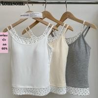 ราคา ออมซ สปาเก็ตตี้สายเดี่ยวด้านบน เย็บปะติดปะต่อกันกับชุดชั้นใน เบาะ เสื้อกล้าม ฤดูร้อนดอกไม้พิมพ์ไหล่ผู้หญิงยกทรงสวมใส่ด้านนอ (55267676634)