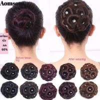 ราคา ออมโซม กิ๊บติดผม ยืดหยุ่น9ดอก ชญงลอน แฮร์พีชวิกผมสังเคราะห์เครื่องประดับผม (54517565064)