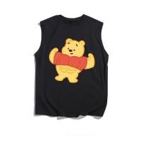 ราคา Winnie the Pooh Muscle Bear พิมพ์เสื้อกั๊กผู้ชายผู้หญิงอินเทรนด์ All Match ins หลวมเกาหลีรุ่น Casual ฤดูร้อนเสื้อยืดแขนกุดสวมใส่ด้านนอก (51362205708)