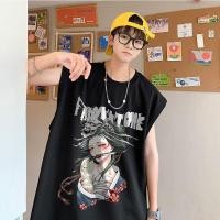 ราคา High Street แฟชั่นมูลค่าสูง Geisha พิมพ์เสื้อสวมหัวรอบคอแฟชั่นเสื้อกั๊กเสื้อกั๊กอินเทรนด์ผู้ชายผู้หญิงสไตล์เดียวกัน BF (47913884561)