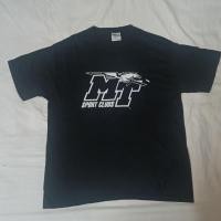 ราคา เสื้อยืดวินเทจ Hanes Heavyweight 50 50 ลาย MTSU Sport Clubs 2008 2009 ไซส์ L สีดำ มือสอง (42484258417)
