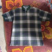 ราคา เสื้อโปโล Tommy Hilfiger แท้มือสอง ลายสก็อตเขียว น้ำเงิน เทา ไซส์ L G อก 44 ยาว 30 5 (48567577931)