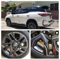 ราคา Fortuner legender trd สติ๊กเกอร์ตกแต่งลายล้อเพิ่มความสวยงาม ตัดสำเร็จตรงรุ่น (19985280639)