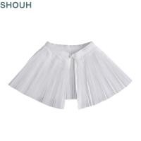 ราคา SHOUH ปลอกคอปลอม คล้องคอลูกไม้แบบถอดได้อเนกประสงค์ ปกเสื้อเชิ้ตปลอมรูปพัดลมสีดําสีขาวประณีตฤดูใบไม้ผลิ ฤดูใบไม้ร่วง ฤดูหนาวสไตล์ (54867593657)