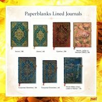 ราคา Paperblanks Lined Hardcover Journal Midi Mini B6 A6 Azure Carmine Turquoise Monet Renoir (55012073416)