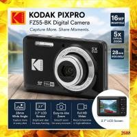 ราคา KODAK PIXPRO FZ55 BK Digital Camera 16MP 5x Optical Zoom 28mm Wide Angle Black (48215224410)