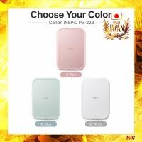 ราคา Canon iNSPiC PV 223 Mini Photo Printer Smartphone Sticker Paper Ink Free (42332226214)