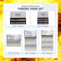 ราคา NICKER Poster Colour Paint Set 12 18 36 Colours 20ml or 40ml (55251246264)