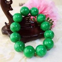 ราคา สร้อยข้อมือหยกสีเขียวมรกต ลูกปัดกลม 18 มม หยก สี ควอตซ์ สร้อยข้อมือหยก ลูกปัดอธิษฐาน (56317748266)