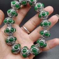 ราคา ทิเบตเงินฝังสร้อยข้อมือหยกงานฝีมือย้อนยุคประณีตวิจิตรสร้อยข้อมือเงินเก่าสําหรับผู้ชายและผู้หญิงสไตล์แห่งชาติ (51267756552)