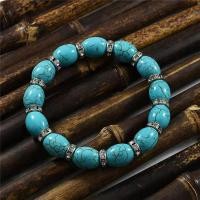 ราคา ลายใหม่ สร้อยข้อมือหินเทอร์ควอยซ์ ลูกปัดไข่ปลา สร้อยข้อมือลายสีเขียว ของขวัญแฟชั่น สไตล์คู่รัก (46560328822)