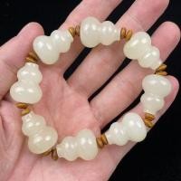 ราคา ธรรมชาติอัฟกานิสถานหยกมะระสร้อยข้อมือสีฟ้าและสีขาวสร้อยข้อมือหยกมะระสไตล์ของขวัญชาย (43327779466)