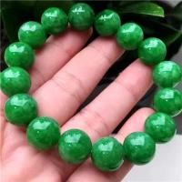 ราคา สร้อยข้อมือหยกสีเขียวมรกต ลูกปัดกลม 12 มม หยก สี quartzite สร้อยข้อมือหยก (46717772875)