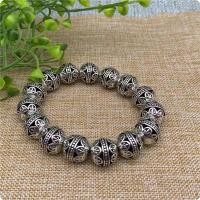 ราคา ลูกปัดลายกลวงเงินทิเบตโบราณโบราณ สร้อยข้อมือ สร้อยข้อมือลูกปัดพระพุทธรูป สไตล์แห่งชาติย้อนยุค (48867709204)