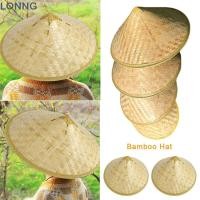 ราคา LONNG หมวกไม้ไผ่ สานฟาง Handmade ทอหมวก การ์ตูน UV ทนไม้ไผ่หวายกันฝนหมวกชาวประมงสาว (55267796425)