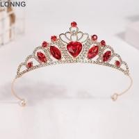 ราคา LONNG 1 ชิ้น Headpiece Rhinestone ชุดแต่งงานอุปกรณ์เสริมเจ้าสาว Hairpin เจ้าสาวเจ้าหญิง Tiara ผมมงกุฎเค้กตกแต่ง Shining Crown เครื่องประดับผมเจ้าสาว (52666498326)