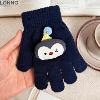 ราคา LONNG ถุงมือถัก ถุงมือกันความร้อนลายการ์ตูนเพนกวินเต็มนิ้ว ถุงมือกันหนาวซับอุ่นเย็นมีสไตล์สําหรับเด็ก (51917525471)