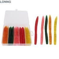 ราคา LONNG เหยื่อหนอน 14 ซม พร้อมแหวนยางก๋วยเตี๋ยวหนอนเหยื่อ ทนทาน 5 สี PVC สะท้อนแสงเลื่อมเหยื่อปลอมสําหรับตกปลาเบส (50866579064)