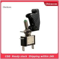 ราคา ChicAcces 12V 20A รถฝาครอบอัตโนมัติไฟ LED SPST Toggle Rocker เปิด ปิดสวิตช์ควบคุม (49466565451)