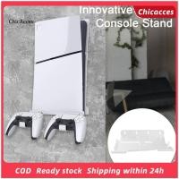 ราคา ChicAcces Secure Fit Stand สําหรับ Ps5 Slim Slim Wall Mount Stand สําหรับ Ps5 Slim Wall Mount Bracket Stand สําหรับ Ps5 Slim Digital Disc Edition พร้อม 2 ผู้ถือคอนโทรลเลอร์สําหรับ Playstation (4721669