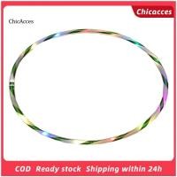 ราคา ChicAcces ไฟหลากสี 24LED 90 ซม กระพริบฮูลาฮูปฟิตเนสห่วงกีฬาลดน้ําหนักเครื่องมือ (50616722504)