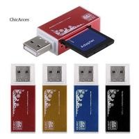 ราคา ChicAcces USB 20 All in 1 Multi Memory Card Reader สําหรับ Micro SD SDHC TF M2 MMC MS PRO DUO (57917224545)