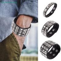 ราคา Beautyupyang Unique Rivet Stud Wide Cuff Punk Gothic Ro Unisex กําไลข้อมือสร้อยข้อมือผู้ชายเครื่องประดับ (53267905987)