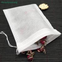 ราคา Beautyupyang 100 ชิ้นถุงชาแบบใช้แล้วทิ้งถุงชาหลายขนาดผ้าไม่ทอสําหรับชาใบหลวมที่ว่างเปล่ากระเป๋าหูรูดขนาดใหญ่ถุงกรองกาแฟเย็น (57011714540)