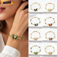 ราคา สร้อยข้อมือดอกไม้เพทาย Dreamy Aesthetic Vine Link คริสตัลผีเสื้อกําไลข้อมือ แฟชั่นเครื่องประดับข้อมือหลากสีสวมใส่ทุกวันดอกไม้ Rhinestone สร้อยข้อมือผู้หญิง (44616766101)