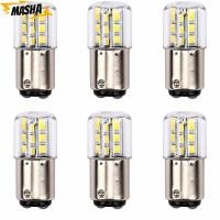 ราคา หลอดไฟ LED 6 แพ็ค ไฟหลอดไฟ LED BA15D 3W ทนทาน 300LM CRI 80 AC DC12V หลอดไฟรถพ่วง (58017869463)