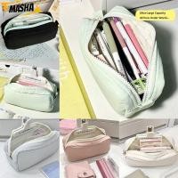 ราคา กระเป๋าใส่ปากกาดินสอสีทึบความจุขนาดใหญ่ แบบพกพาซิปออกแบบกระเป๋าเครื่องเขียนโรงเรียน สํานักงาน (49917922157)