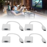ราคา Pickhouse 4pcs HDMI Male to VGA Female Adapter Cable 1080P Video High Definition Laptop Converter (57565151461)