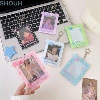 ราคา SHOUH กรอบรูปไอดอล จอแสดงผลรูปภาพ Polka Dot Stars Kpop Photocard Holder น่ารัก 3 นิ้วอะคริลิคจี้ผู้ถือบัตร (56765249163)