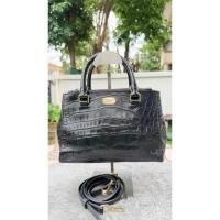 ราคา Michael Kors MK ไมเคิลคอร์ สีดำ ทรงทำงาน มือสอง (50467763273)