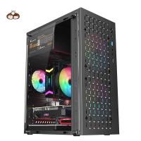 ราคา BEF Micro ATX ITX โปร่งใส DIY PC กรณีแก้ว Desktopputer กรณี HDD SSD ATX แหล่งจ่ายไฟ 250 มม กราฟิกการ์ด 3 พัดลม Cooler TH (53917312420)