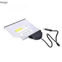 ราคา Maygp USB 2 0 SATA Cable Optical Driver Adapter Cable CD DVD ROM Drive Cable สําหรับ PC แล็ปท็อปโน้ตบุ๊ค gp (48618869183)