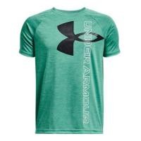 ราคา Under Armour YSM Boys' UA Tech™ Split Logo Hybrid Short Sleeve (2180680738)