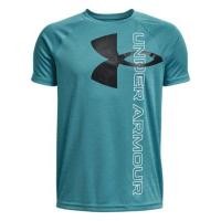 ราคา Under Armour YLG Boys' UA Tech™ Split Logo Hybrid Short Sleeve (2180681244)