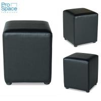 ราคา ProSpace เก้าอี้สตูลหนัง PVC สีดำ และสีครีม (1950408461)