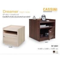 ราคา Besta ตู้ข้างเตียง 1 ประตู โต๊ะข้างเตียง ดรีมเมอร์ มี 2 สี (14563545938)