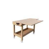 ราคา โต๊ะ WorkBench โต๊ะทำงานเอนกประสงค์ ทำงานฝีมือ ทำงานไม้ ไม้ยางพารา (New Model 2024) Made in Thailand (22798812901)