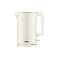 ราคา TEFAL The Great Double Wall กาต้มน้ำไฟฟ้า (1500 วัตต์, 1.5 ลิตร, สีครีม) รุ่น KO140A (309886)