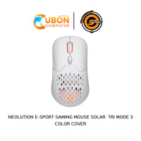 ราคา WIRELESS MOUSE (เมาส์ไร้สาย) Neolution E-Sport Solar tri Mode 3 Color Cover ประกันศูนย์ 2 ปี (4446)