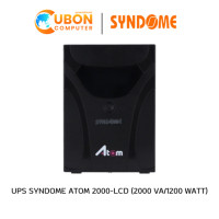 ราคา เครื่องสำรองไฟ UPS SYNDOME ATOM 2000-LCD (2000VA/1200Watt) ประกันศูนย์ 2 ปี (4930)