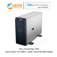 ราคา DELL POWEREDGE T550 (SNST550D) SERVER 2x Intel Xeon Gold 6326 / 16 CORES / 32GB / 4x2.4TB (3496)