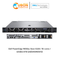 ราคา Dell PowerEdge R650xs Xeon 6326/16-cores/32GB/2.4TB (x4)(SNSR65013) (4038)