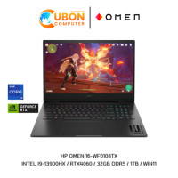 ราคา NOTEBOOK โน้ตบุ๊ค HP OMEN 16-WF0108TX INTEL I9-13900HX / RTX4060 / 32GB DDR5 / 1TB / WIN11 (3407)