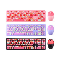 ราคา MOFii Wireless Mouse + Keyboard Silent Lollipop Mixed (TH/EN) (1725)